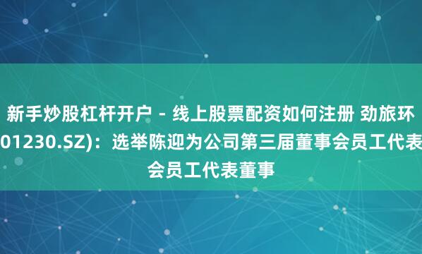 新手炒股杠杆开户 - 线上股票配资如何注册 劲旅环境(001230.SZ)：选举陈迎为公司第三届董事会员工代表董事