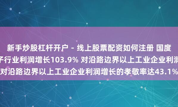 新手炒股杠杆开户 - 线上股票配资如何注册 国度统计局：1—5月份电子行业利润增长103.9% 对沿路边界以上工业企业利润增长的孝敬率达43.1%
